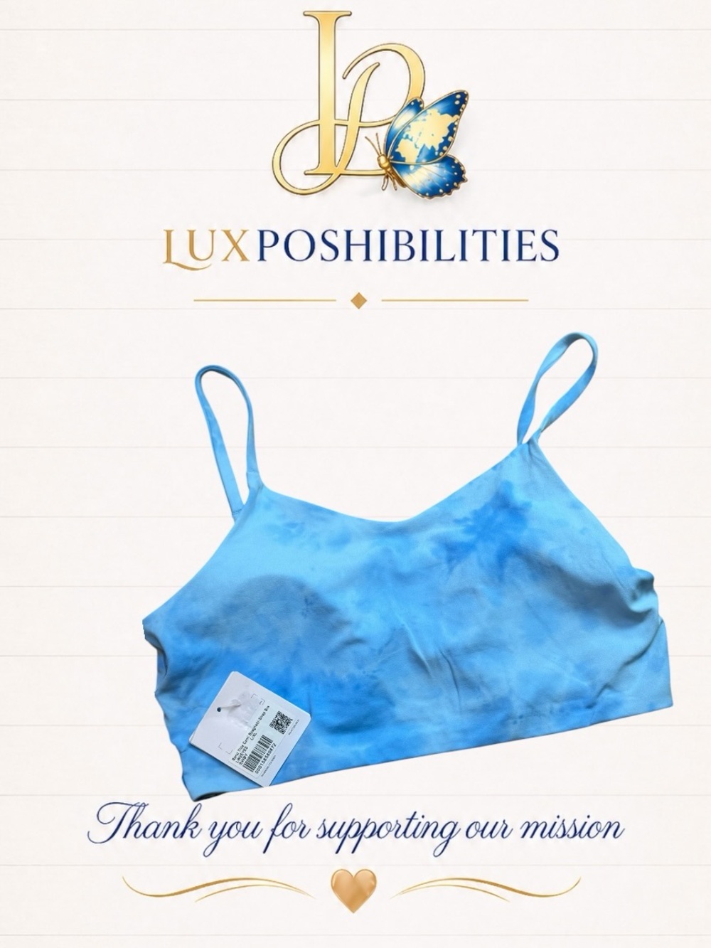 Lululemon NWT L/XL Bend this Cami spaghetti straps